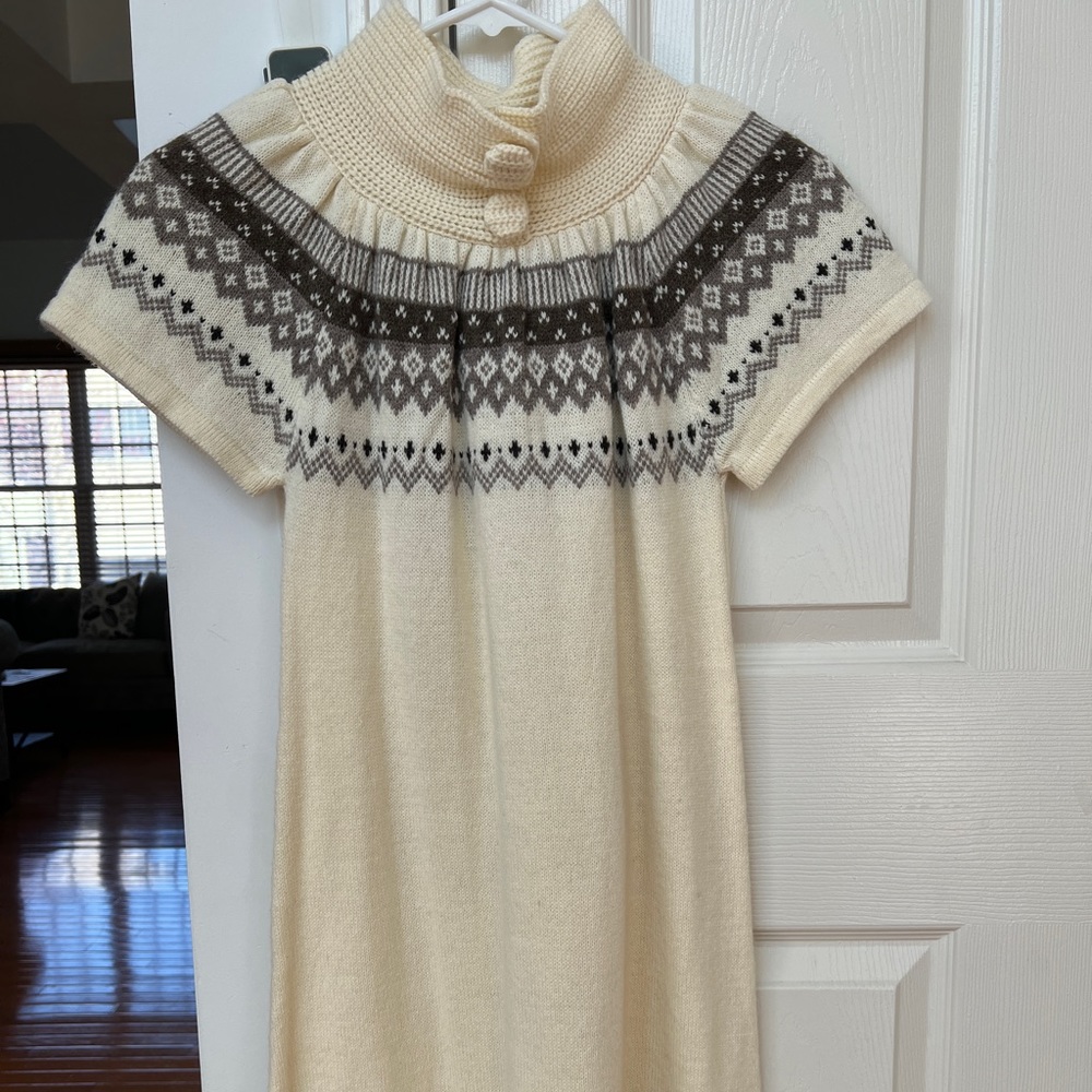 Wool blend dress
